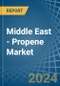 Middle East - Propene (Propylene) - Market Analysis, Forecast, Size, Trends and Insights - Product Thumbnail Image