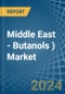 Middle East - Butanols (Excluding Butan-1-Ol (N-Butyl Alcohol)) - Market Analysis, Forecast, Size, Trends and Insights - Product Image