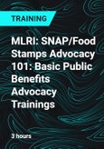 MLRI: SNAP/Food Stamps Advocacy 101: Basic Public Benefits Advocacy Trainings- Product Image
