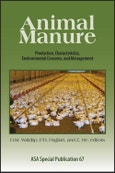 Animal Manure. Production, Characteristics, Environmental Concerns, and Management. Edition No. 1. ASA Special Publications- Product Image