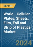 World - Cellular Plates, Sheets, Film, Foil and Strip of Plastics - Market Analysis, Forecast, Size, Trends and Insights- Product Image