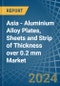Asia - Aluminium Alloy Plates, Sheets and Strip of Thickness over 0.2 mm - Market Analysis, Forecast, Size, Trends and Insights - Product Image