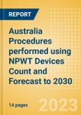 Australia Procedures performed using NPWT Devices Count and Forecast to 2030- Product Image