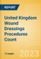 United Kingdom (UK) Wound Dressings Procedures Count by Segments (Procedures Performed Using Advanced Wound Dressings) and Forecast to 2030 - Product Thumbnail Image