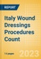 Italy Wound Dressings Procedures Count by Segments (Procedures Performed Using Advanced Wound Dressings) and Forecast to 2030 - Product Thumbnail Image