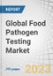 Global Food Pathogen Testing Market by Type (E.coli, Salmonella, Campylobacter, Listeria), Technology (Traditional, Rapid), Food Type (Meat & poultry, Dairy, Processed food, Fruits & Vegetables, Cereals & Grains), & by Region - Forecasts to 2028 - Product Thumbnail Image