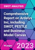Comprehensive Report on Ardelyx Inc, including SWOT, PESTLE and Business Model Canvas- Product Image