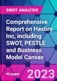 Comprehensive Report on Hasbro Inc, including SWOT, PESTLE and Business Model Canvas- Product Image