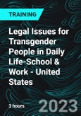 Legal Issues for Transgender People in Daily Life-School & Work - United States (Recorded)- Product Image