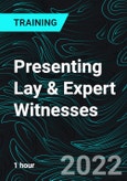 Presenting Lay & Expert Witnesses- Product Image