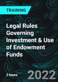Legal Rules Governing Investment & Use of Endowment Funds- Product Image