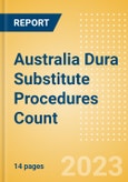 Australia Dura Substitute Procedures Count by Segments (Craniotomy Dura Substitute Procedures and Spinal Dura Substitute Procedures) and Forecast to 2030- Product Image