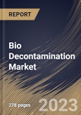 Bio Decontamination Market Size, Share & Industry Trends Analysis Report By Agent Type, By Product & Service, By Type (Chamber Decontamination, and Room Decontamination), By End User, By Regional Outlook and Forecast, 2023 - 2030- Product Image