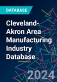 Cleveland-Akron Area Manufacturing Industry Database- Product Image