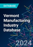 Vermont Manufacturing Industry Database- Product Image