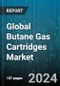 Global Butane Gas Cartridges Market by Type (220-250 g/Unit, Above 250 g/Unit, Below 220g/Unit), Application (Commercial, Industrial, Residential), Distribution Channel - Forecast 2024-2030 - Product Image