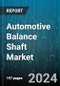 Automotive Balance Shaft Market by Engine Type, Manufacturing Process, Application, Sales Channel - Global Forecast 2025-2030 - Product Thumbnail Image