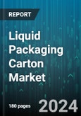 Liquid Packaging Carton Market by Type (Brick Liquid Cartons, Gable Liquid Cartons, Shaped Liquid Cartons), Material (Aluminum, Composites, Paperboard), Carton Size, Technology, Distribution Channel, Application, End-User Industry - Global Forecast 2025-2030- Product Image