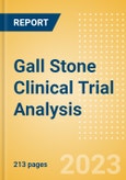 Gall Stone Clinical Trial Analysis by Phase, Trial Status, End Point, Sponsor Type and Region, 2023 Update- Product Image