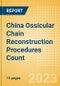 China Ossicular Chain Reconstruction Procedures Count by Segments and Forecast to 2030 - Product Thumbnail Image