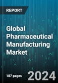 Global Pharmaceutical Manufacturing Market by Formulation (Capsules, Injectable, Powders), Drug Development Type (In-House, Outsource), Route of Administration, Drugs, Age Group, Distribution Channel, Therapy Area - Forecast 2024-2030- Product Image