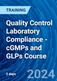 Quality Control Laboratory Compliance - cGMPs and GLPs Course (Recorded)- Product Image