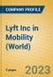 Lyft Inc in Mobility (World) - Product Thumbnail Image