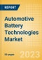 Automotive Battery Technologies Market Trends and Analysis by Technology, Companies and Forecast to 2028 - Product Thumbnail Image