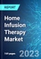 Home Infusion Therapy Market: Analysis By Product (Infusion Pumps, Intravenous Sets, IV Cannulas, and Needleless Connectors), By Application, By Route of Administration (Intramuscular, Subcutaneously, and Epidural), By Region Size and Trends and Forecast to 2028 - Product Image