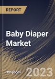 Baby Diaper Market Size, Share & Industry Trends Analysis Report By Type (Conventional, and Organic), By Product (Disposable, and Non-Disposable), By Distribution Channel, By Regional Outlook and Forecast, 2023 - 2030- Product Image