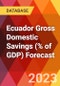 Ecuador Gross Domestic Savings (% of GDP) Forecast - Product Image