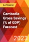 Cambodia Gross Savings (% of GDP) Forecast - Product Image