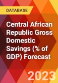 Central African Republic Gross Domestic Savings (% of GDP) Forecast- Product Image