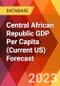 Central African Republic GDP Per Capita (Current US) Forecast - Product Image