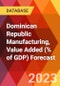 Dominican Republic Manufacturing, Value Added (% of GDP) Forecast - Product Thumbnail Image