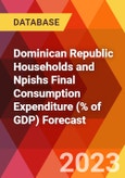 Dominican Republic Households and Npishs Final Consumption Expenditure (% of GDP) Forecast- Product Image