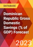Dominican Republic Gross Domestic Savings (% of GDP) Forecast- Product Image