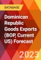 Dominican Republic Goods Exports (BOP, Current US) Forecast - Product Image