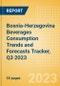 Bosnia-Herzegovina Beverages Consumption Trends and Forecasts Tracker, Q3 2023 (Dairy and Soy Drinks, Alcoholic Drinks, Soft Drinks and Hot Drinks) - Product Thumbnail Image
