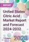 United States Citric Acid Market Report and Forecast 2024-2032 - Product Thumbnail Image