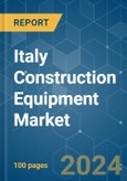 Italy Construction Equipment - Market Share Analysis, Industry Trends & Statistics, Growth Forecasts 2019 - 2029- Product Image