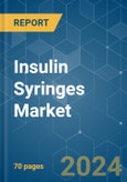 Insulin Syringes - Market Share Analysis, Industry Trends & Statistics, Growth Forecasts 2019 - 2029- Product Image