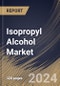 Isopropyl Alcohol Market Size, Share & Trends Analysis Report By Application (Antiseptic & Astringent, Cleaning Agent, Chemical Intermediate, Solvent, and Others) By End Use, By Regional Outlook and Forecast, 2023 - 2030 - Product Image