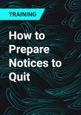 How to Prepare Notices to Quit- Product Image