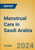 Menstrual Care in Saudi Arabia- Product Image