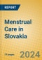 Menstrual Care in Slovakia - Product Image