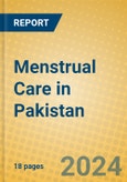 Menstrual Care in Pakistan- Product Image