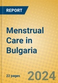 Menstrual Care in Bulgaria- Product Image