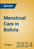 Menstrual Care in Bolivia- Product Image