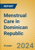 Menstrual Care in Dominican Republic- Product Image